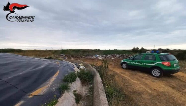 Marsala (TP), discarica a cielo aperto scattano due denunce per abbandono di rifiuti