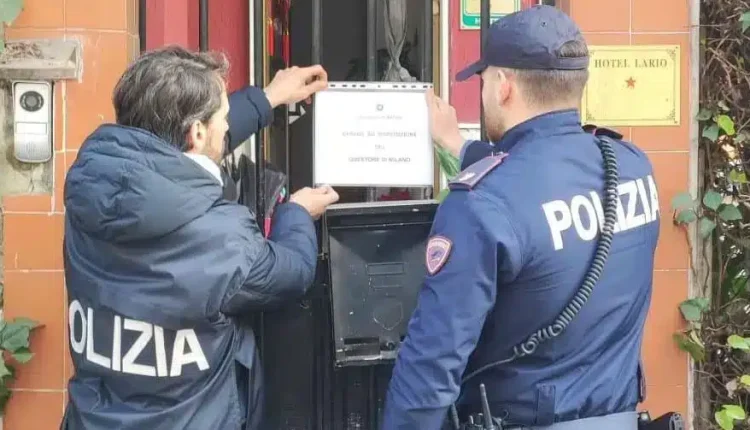 Milano il Questore sospende la licenza per 7 gg all Hotel Lario