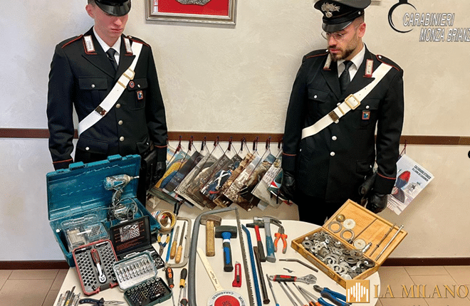 Cavenago Brianza: arresto in flagranza per tentativo di furto in abitazione