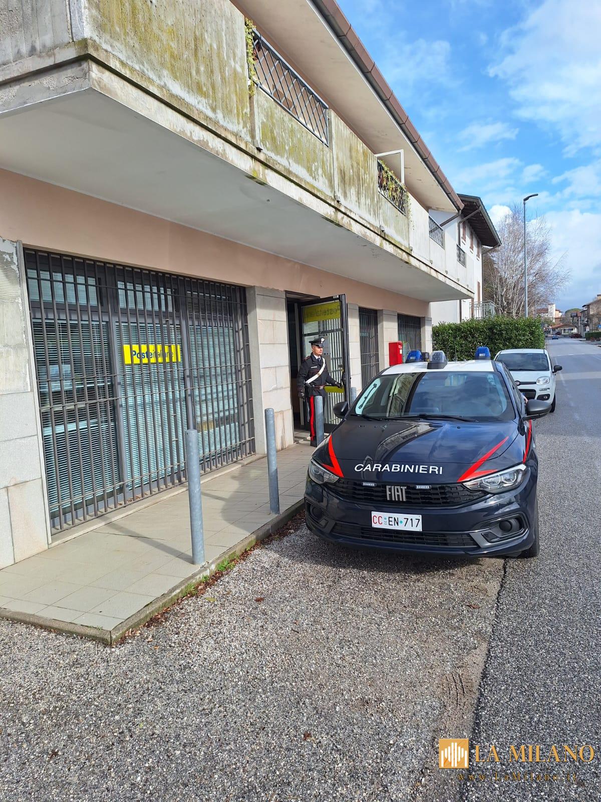Udine: i Carabinieri hanno identificato i presunti autori di una tentata rapina in un Ufficio Postale.