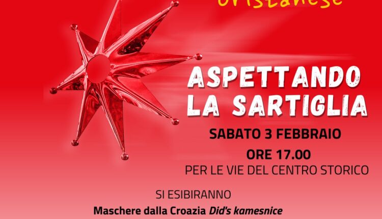 Oristano, Carnevale si apre con la manifestazione “Aspettando Sa Sartiglia”