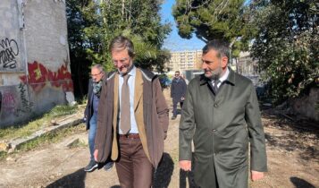 Bari, al via i lavori di riqualificazione dell'edificio ex Rossani che ospiterà la Casa della cittadinanza: oggi il sopralluogo del Sindaco e dell'assessore Mele