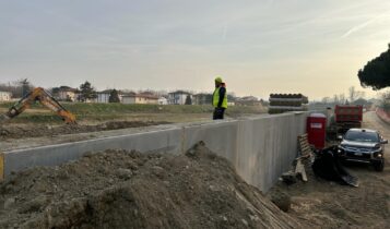 Emilia-Romagna, a Faenza ultimi lavori lungo il fiume Lamone per mettere in sicurezza la zona "Bassa Italia", investimento da 3,5 milioni di euro.