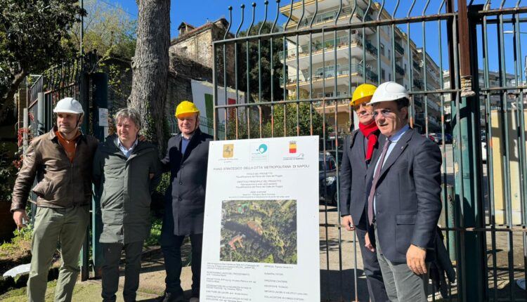Napoli: parte la riqualificazione del Parco del viale del Poggio, previsti un'area pic-nic e uno spazio per le attività ludico-sportive
