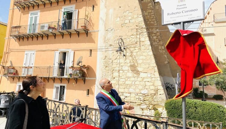 A Castello una nuova piazza intitolata a Roberto Coroneo, custode del patrimonio artistico sardo