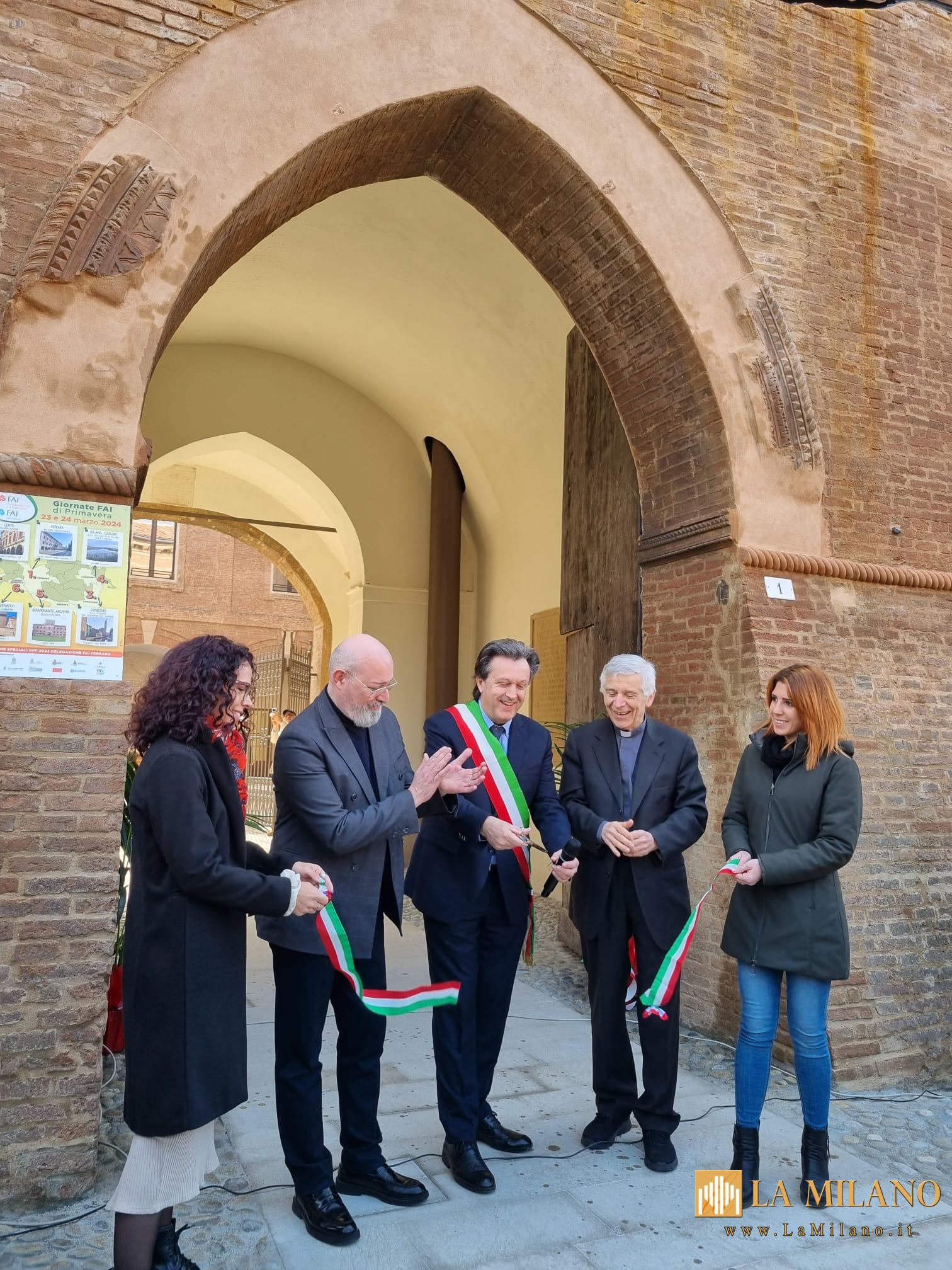 Bologna, terminati i lavori di recupero del Castello Lambertini e la sua torre per un importo di 8,6 milioni di euro