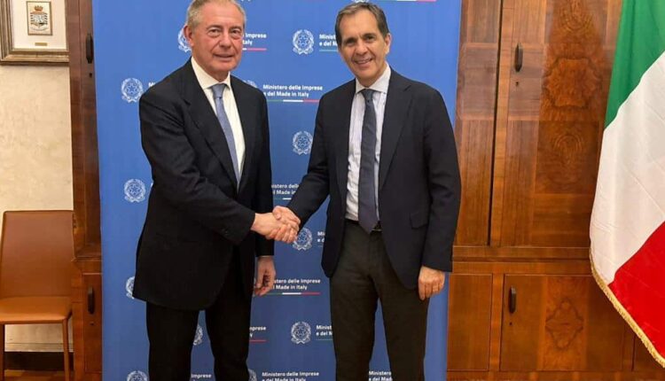 Catania, il sindaco Trantino incontra a Roma il Ministro Urso per altri investimenti produttivi