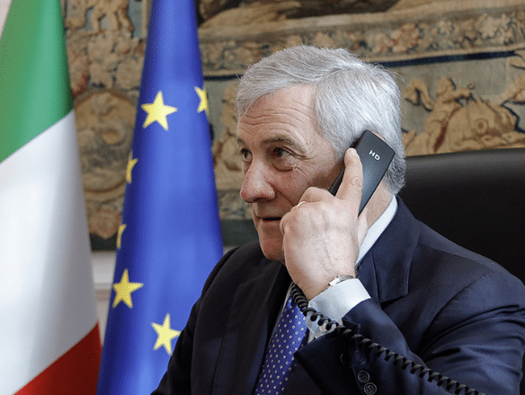 Colloqui telefonici di Tajani con gli omologhi israeliano e palestinese