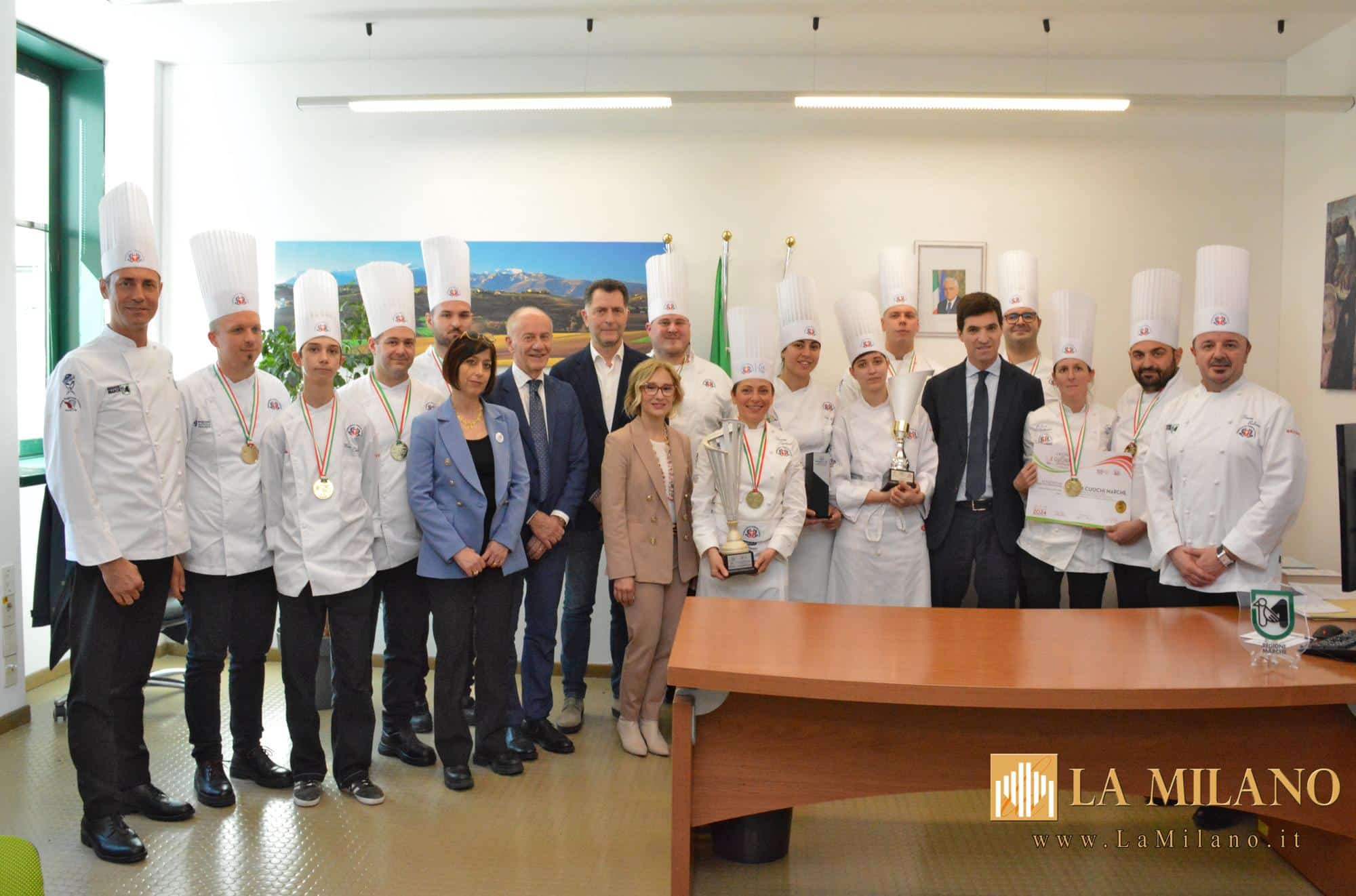 Rimini, Il Team Cuochi Marche oggi in Regione dopo i successi ai Campionati Italiani della Cucina