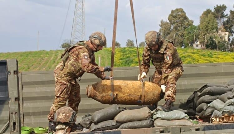 Trapani. Disinnesco bomba d’aereo americana di 600 libbre rinvenuta a Santa Ninfa, il tutto eseguito in piena sicurezza.
