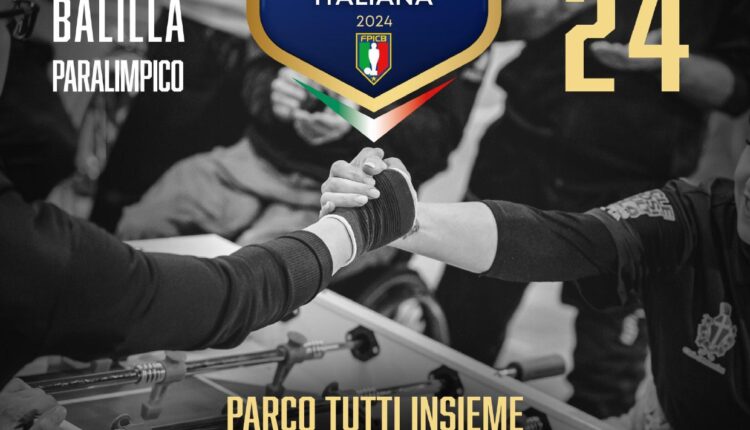 Roma, il Parco Tutti Insieme ospita la Supercoppa Italiana di calcio balilla paralimpico