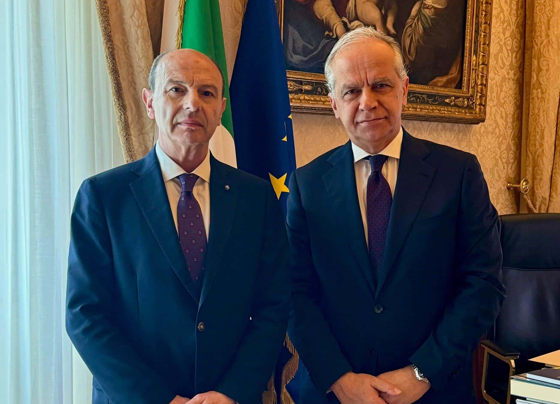 Frosinone, Il Sindaco Mastrangeli è stato ricevuto il 19 marzo dal Ministro Piantedosi. 