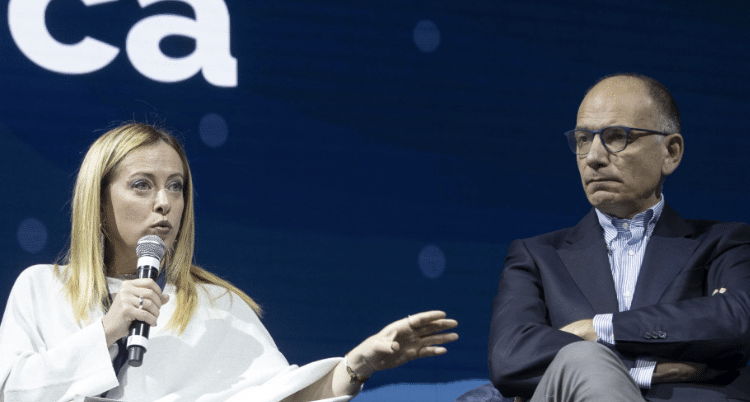 Meloni inconta Enrico Letta «Rivedere le priorità dell Europa nella transizione verde»