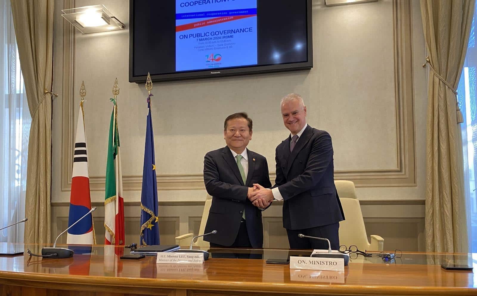 Primo Forum di cooperazione Italia-Corea sulla Public Governance
