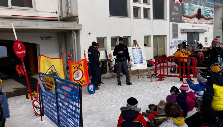 Ravascletto: a lezione di sicurezza sulle piste dalla Polizia di Stato.