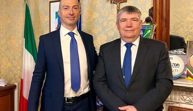 Regione Liguria: l’assessore Alessio Piana incontra l’ambasciatore moldavo in Italia Anatolie Urecheanu.