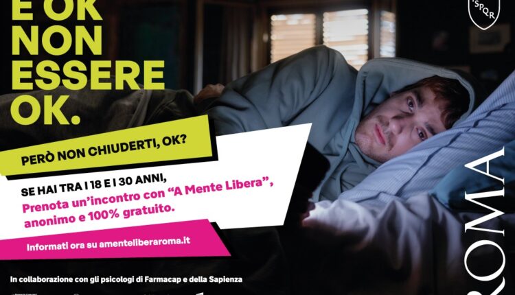 Roma: nasce a "mente libera", il progetto sperimentale di Roma Capitale dedicato all'ascolto dei giovani.