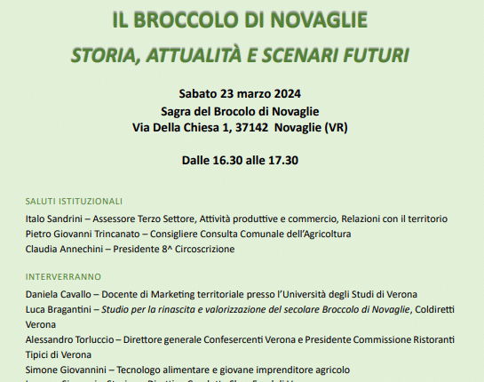 Verona: sagra del broccolo. Sabato si parlerà di tutela e valorizzazione dei prodotti agricoli locali