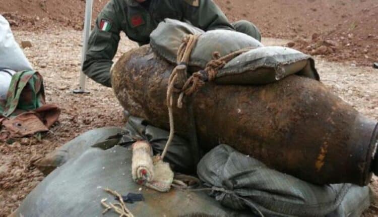 Trapani: disinnesco e brillamento bomba d’aereo americana di 600 lb rinvenuta a Santa Ninfa.