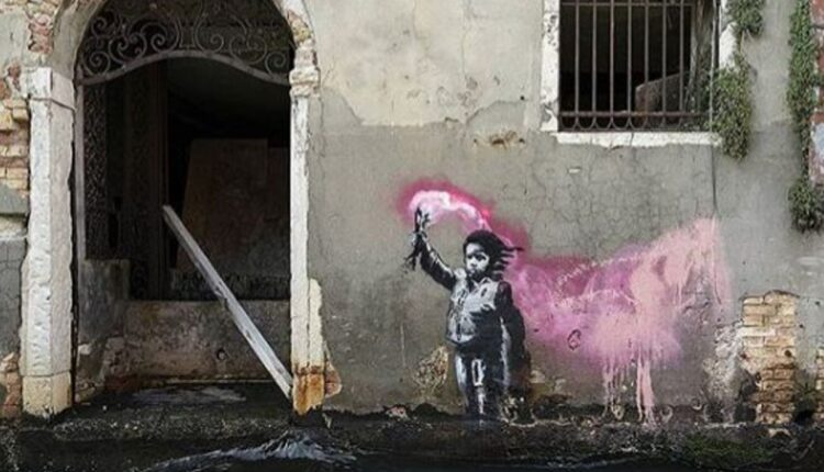 Venezia: al via il restauro del murale di Bansky, il plauso del Presidente Zaia.