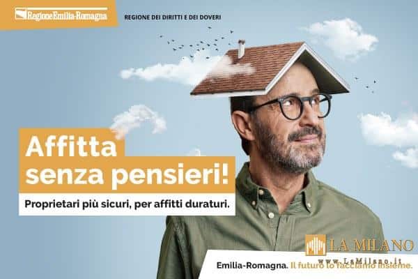 Emilia Romagna. 4,6 milioni di euro messi a disposizione dalla Regione per i proprietari e per chi affitta con il nuovo Patto per la casa. Al via la campagna di comunicazione "Affitta senza pensieri"