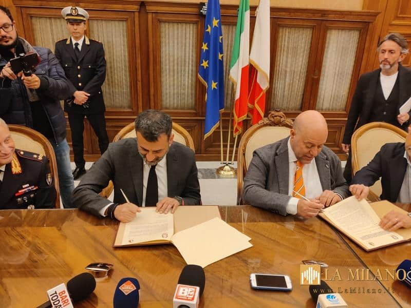 Bari. Sottoscritto l'accordo di collaborazione tra la Procura della Repubblica e il Comune di Bari per attività inerenti ai reati connessi alla circolazione stradale.