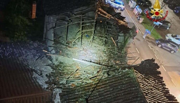 Vicenza: crollo di un edificio, attivati i soccorsi e messa in sicurezza l'area