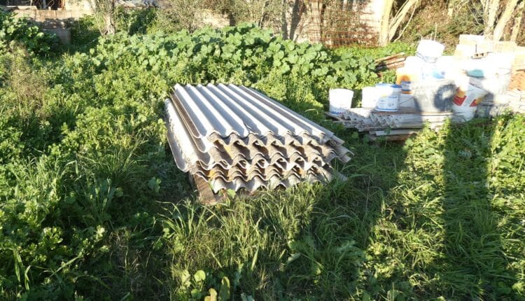 Oristano: 2 persone denunciate per lo smaltimento irregolare di lastre di amianto