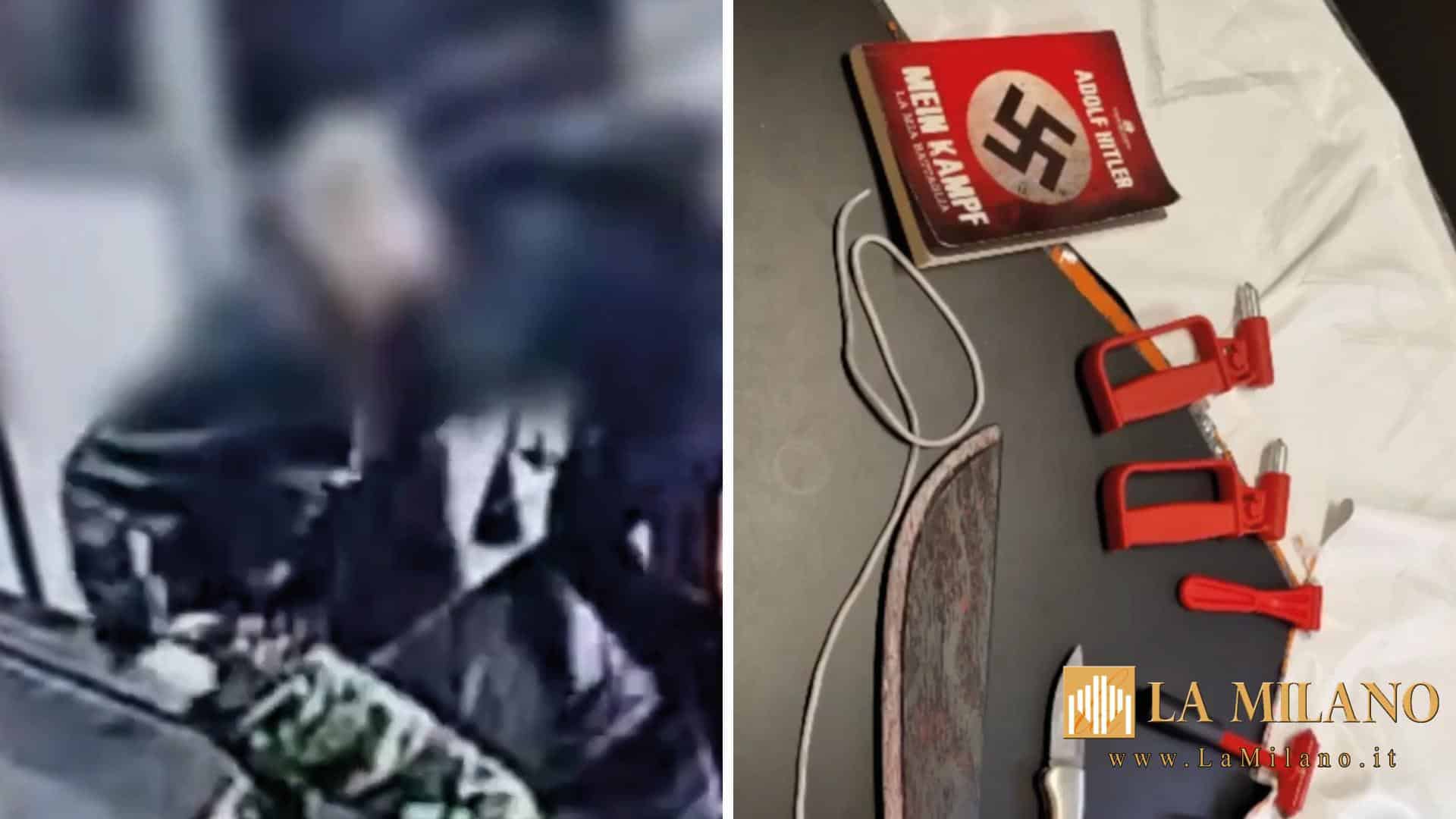 Milano, aggressioni in metro e furti su auto la Polizia di Stato arresta giovane estremista che vantava un svastica tatuata sul petto.