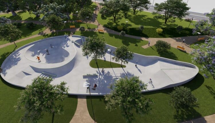 Lecce. Uno skatepark, percorsi immersi nel verde e aree per lo sport in via Gino Rizzo.