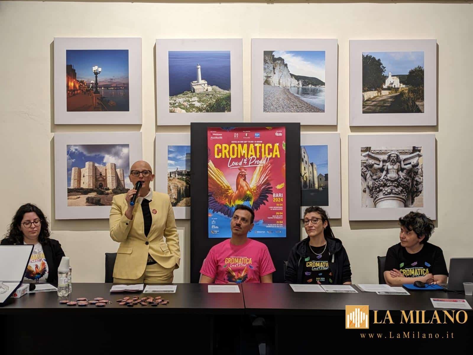 Bari, presentata la sesta edizione di "Cromatica Festival": il festival nazionale dei cori arcobaleno è in programma dal 19 al 21 aprile