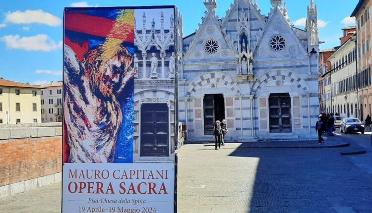Pisa. Inaugurazione alla Chiesa della Spina la mostra "Opera Sacra" di Mauro Capitani.