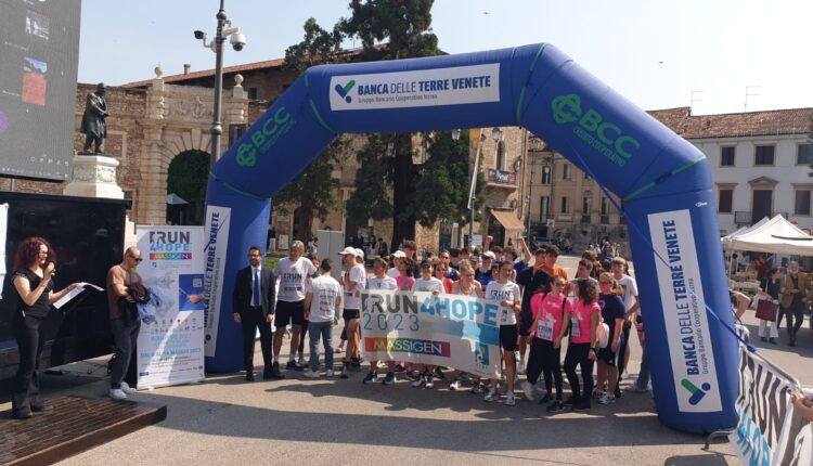 Run4Hope Massigen, la staffetta solidale partita da Vicenza: il ricavato sarà devoluto ad Ail a sostegno della ricerca e cura delle malattie ematologiche