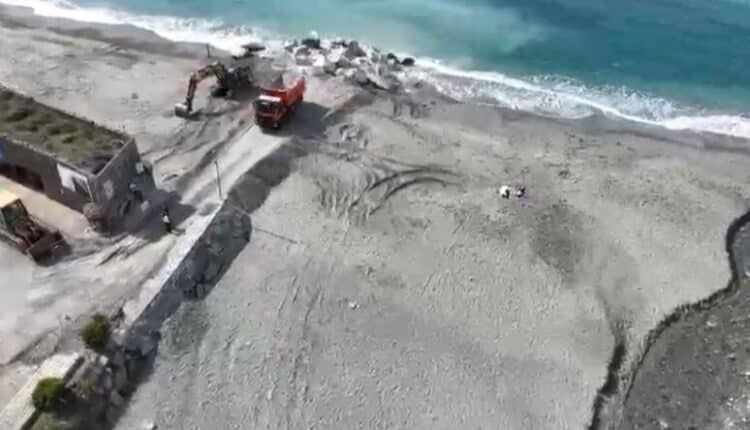 Framura: avanzano i lavori di ripascimento con investimento di 2 milioni e mezzo. 