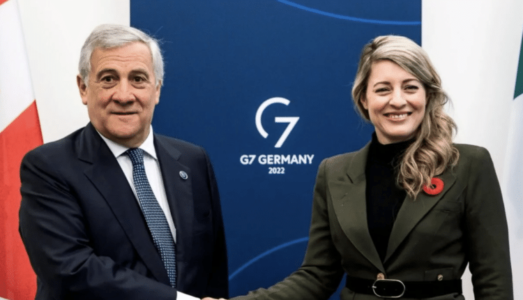 G7 Esteri a Capri, Tajani incontra la Ministra degli Esteri del Canada Mélanie Joly