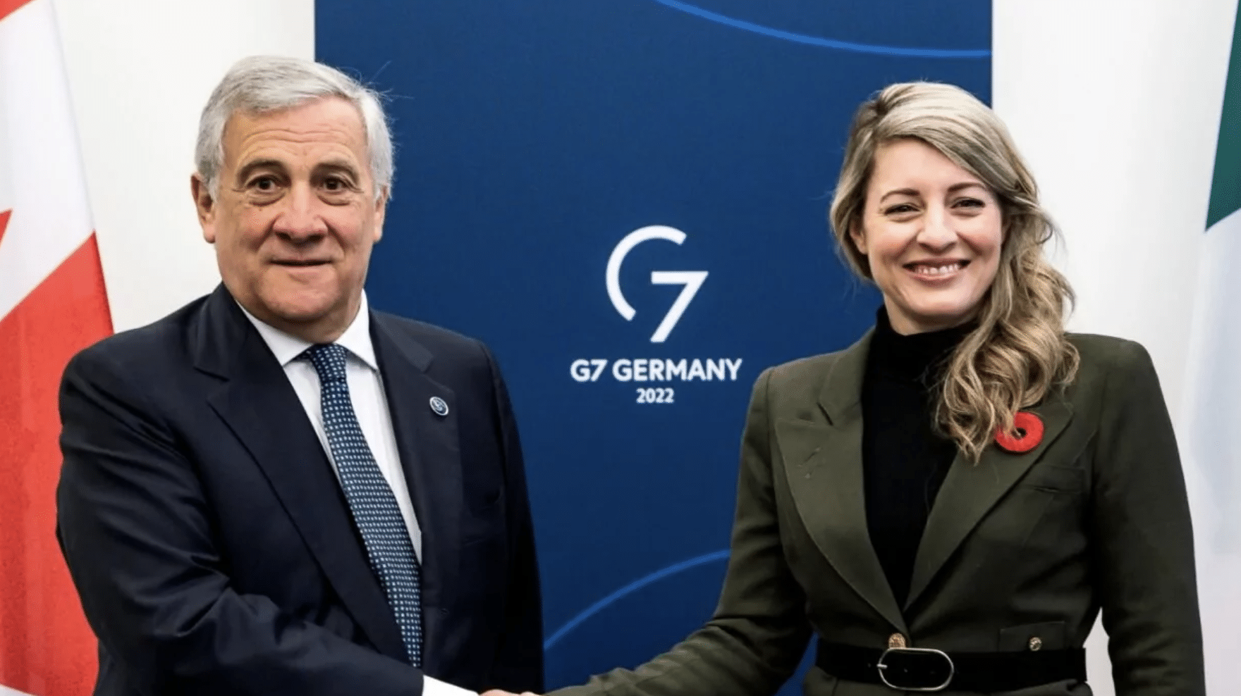 G7 Esteri a Capri, Tajani incontra la Ministra degli Esteri del Canada Mélanie Joly