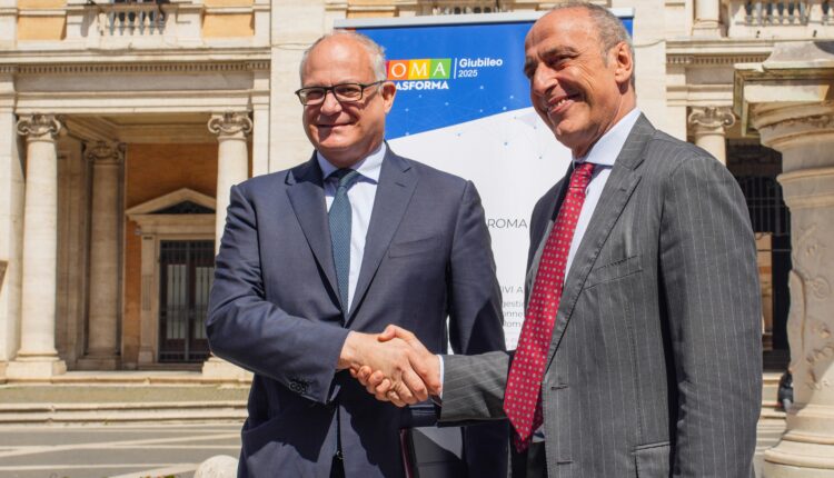 Il progetto Roma5G è partito da Piazza del Campidoglio.