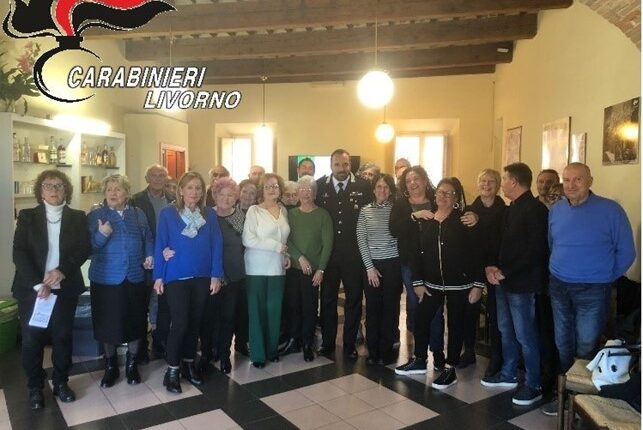 Rio nell'Elba (LI). Incontro informativo dei Carabinieri presso il circolo ricreativo e culturale “Mario Cacialli”.