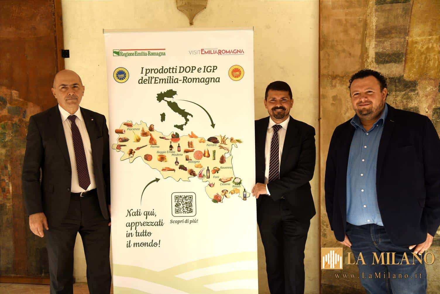 Prodotti Dop e Igp regionali: prosegue il progetto "Nati qui, apprezzati in tutto il mondo" in Emilia-Romagna.