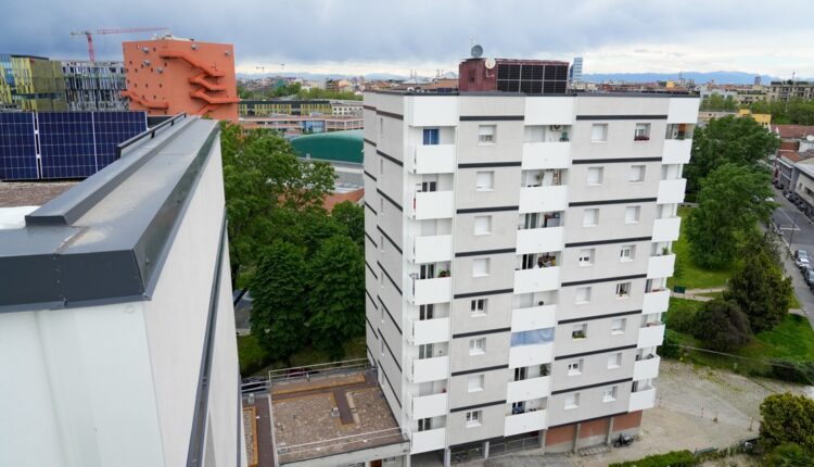 Milano. Nuova vita per le torri di Via Russoli, riqualificate anche con scarti di riso.