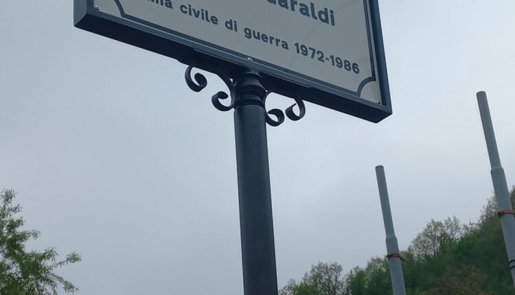 Ronco Scrivia (GE). Inaugurato e Intitolato a memoria della giovane Vittima Civile di Guerra Gabriele Guaraldi il nuovo Ponte.
