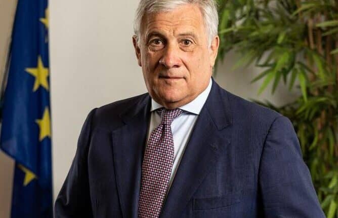Il Vice Presidente del Consiglio e Ministro degli Affari Esteri e della Cooperazione Internazionale, Antonio Tajani