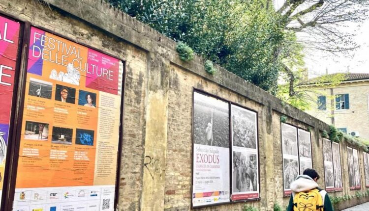 Ravenna: le riproduzioni delle fotografie di Sebastião Salgado nella galleria a cielo aperto in via Zirardini
