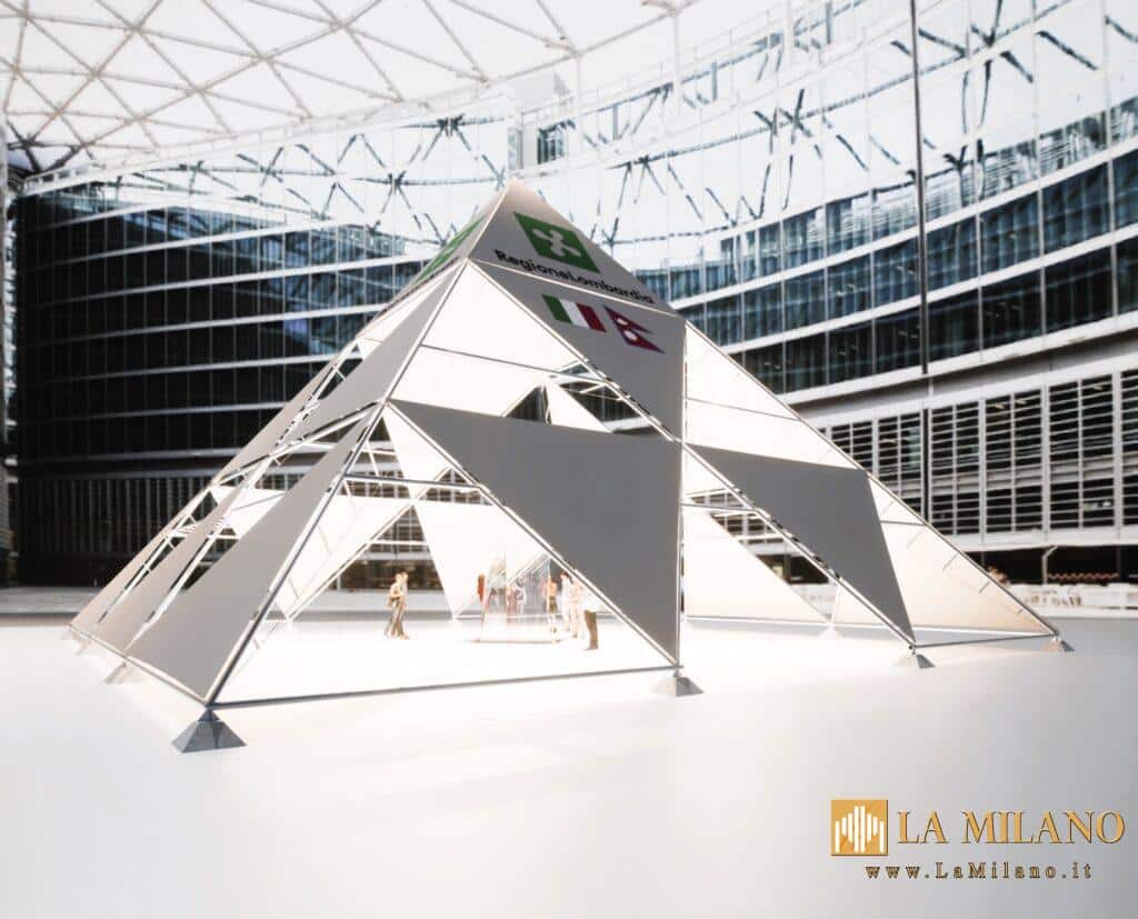 Milano, Design Week: nella Piazza della Regione la piramide che verrà posizionata sull'Everest e tante altre iniziative.