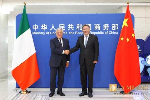Venezia. Commissione Economica mista e Forum di dialogo imprenditoriale Italia-Cina: Tajani incontra il Ministro del Commercio cinese Wang.