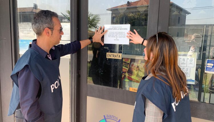 Cureggio (NO): il Questore chiude per 5 giorni una videolottery