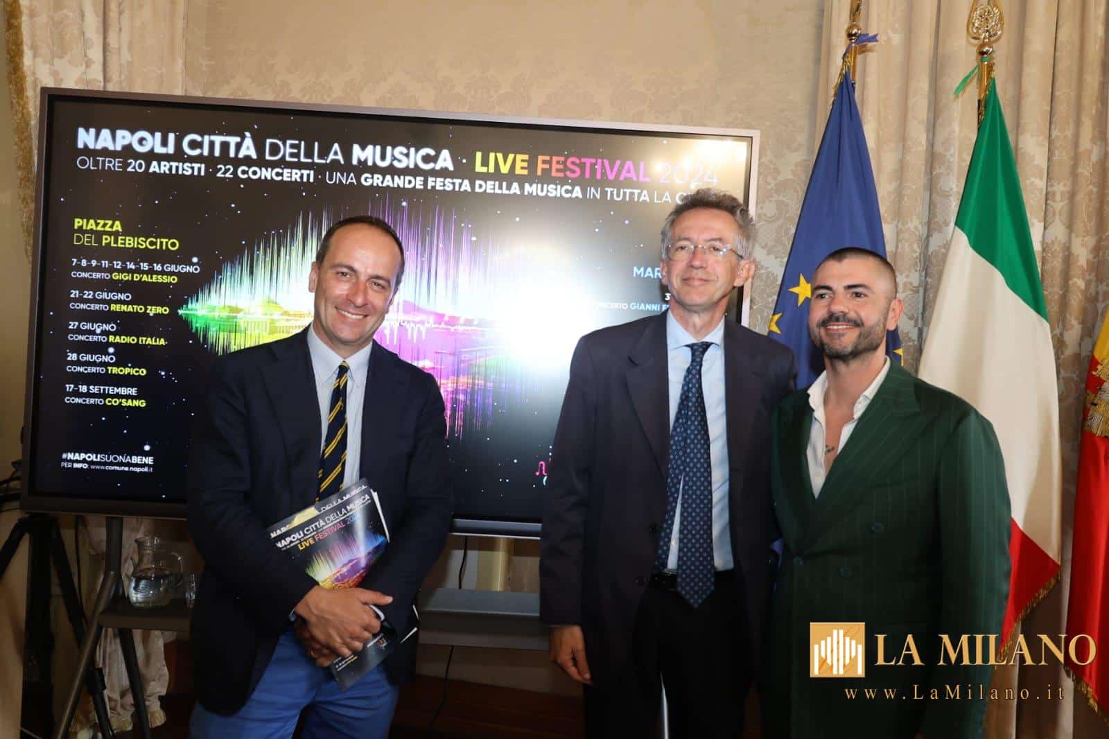Napoli, al via alla lunga estate musicale della città con "Napoli Città della Musica - Live Festival 2024"