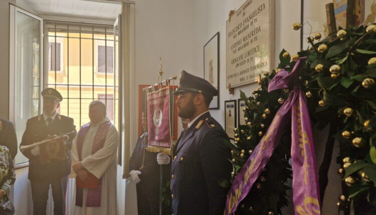 Roma: 44° Anniversario dell'uccisione dell'appuntato di Francesco Evangelista, vittima di un commando terrorista dei NAR