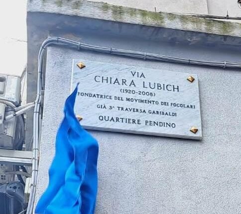 A Napoli intitolata una strada a Chiara Lubich, fondatrice del Movimento dei Focolari (1)