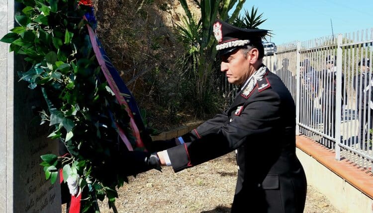 Casteldaccia: 55° anniversario dell'uccisione del Carabiniere Scelto Orazio Costantino.